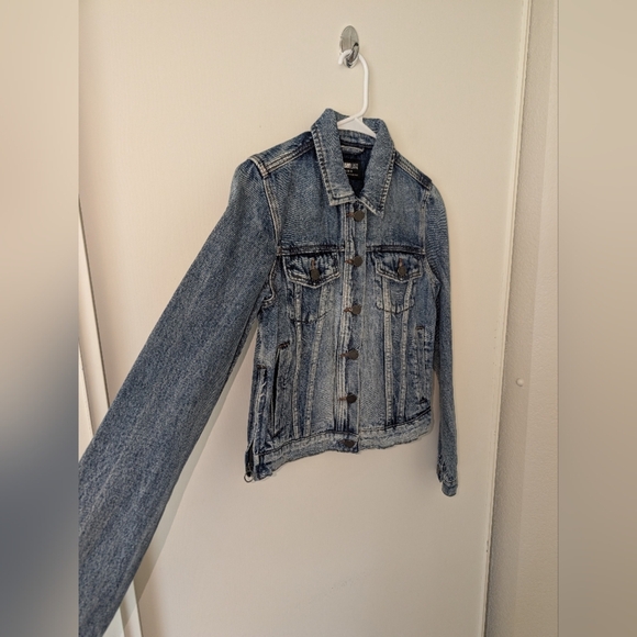 William Rast Womens Sm Denim Jean Jacket Blue 100% Cotton Classic Travel Casual - Picture 5 of 8